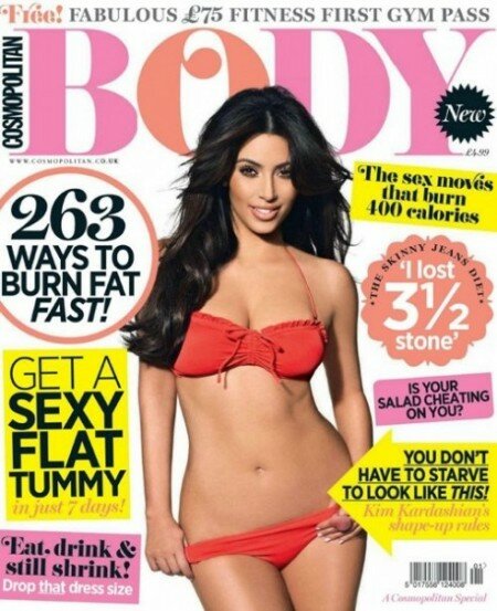 Kim Kardashian Cosmo Body UK