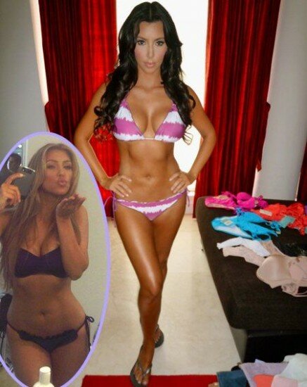 Kim Kardashian's new bikini body